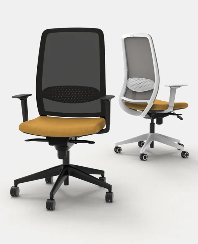 Fauteuil Fonctionnel avec Dossier en Maille KLASS – Image 2